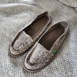 Sanuk Animal Print Loafers